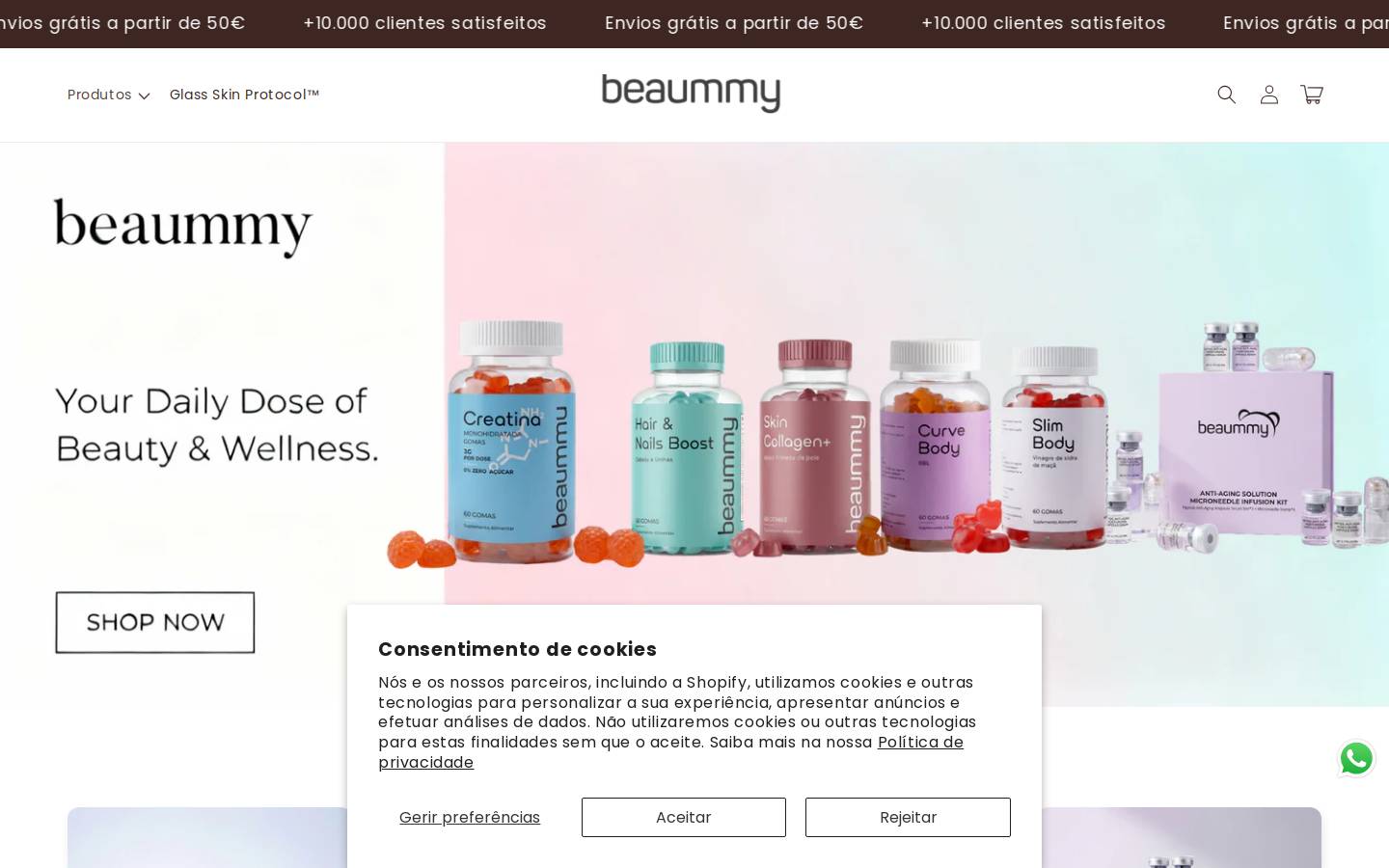 beaummy.com homepage screenshot