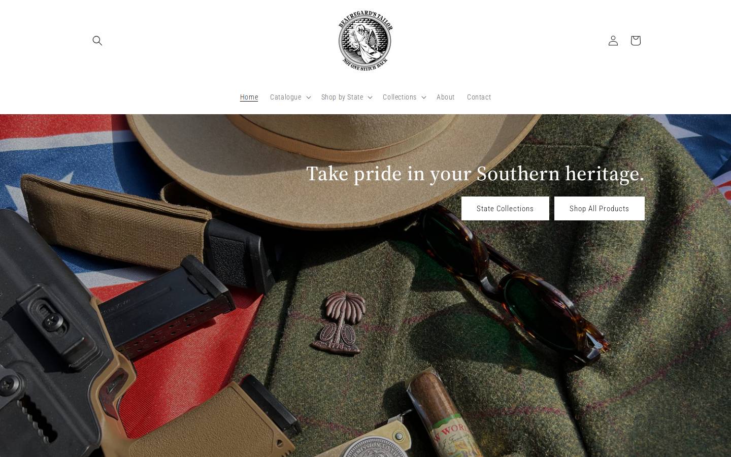 beauregardstailor.shop homepage screenshot