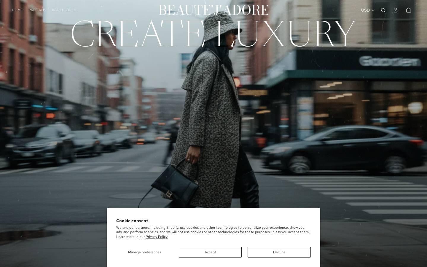 beautejadore.com homepage screenshot