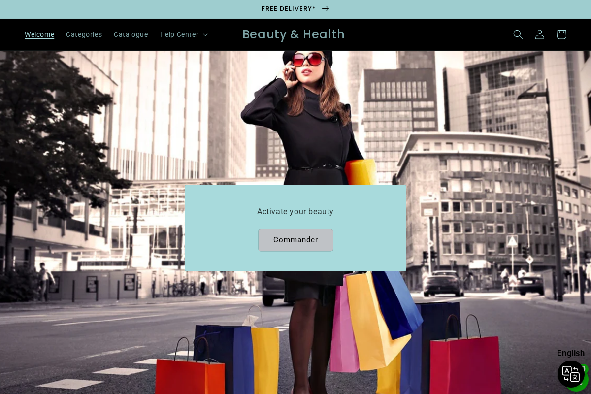 Beauté&santé homepage screenshot