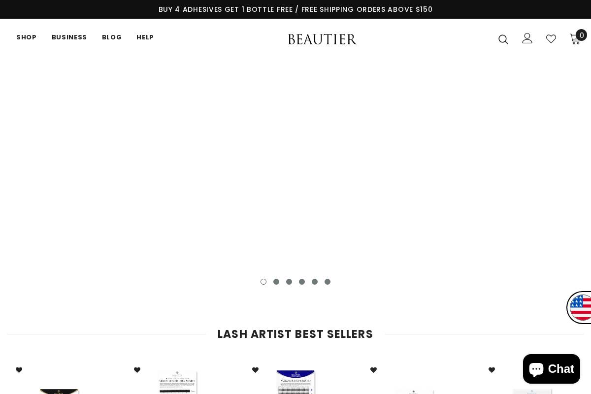 beautierofficial.com homepage screenshot