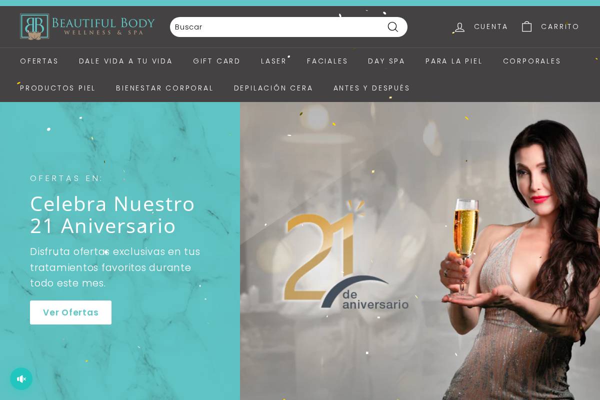 beautifulbodypr.com homepage screenshot