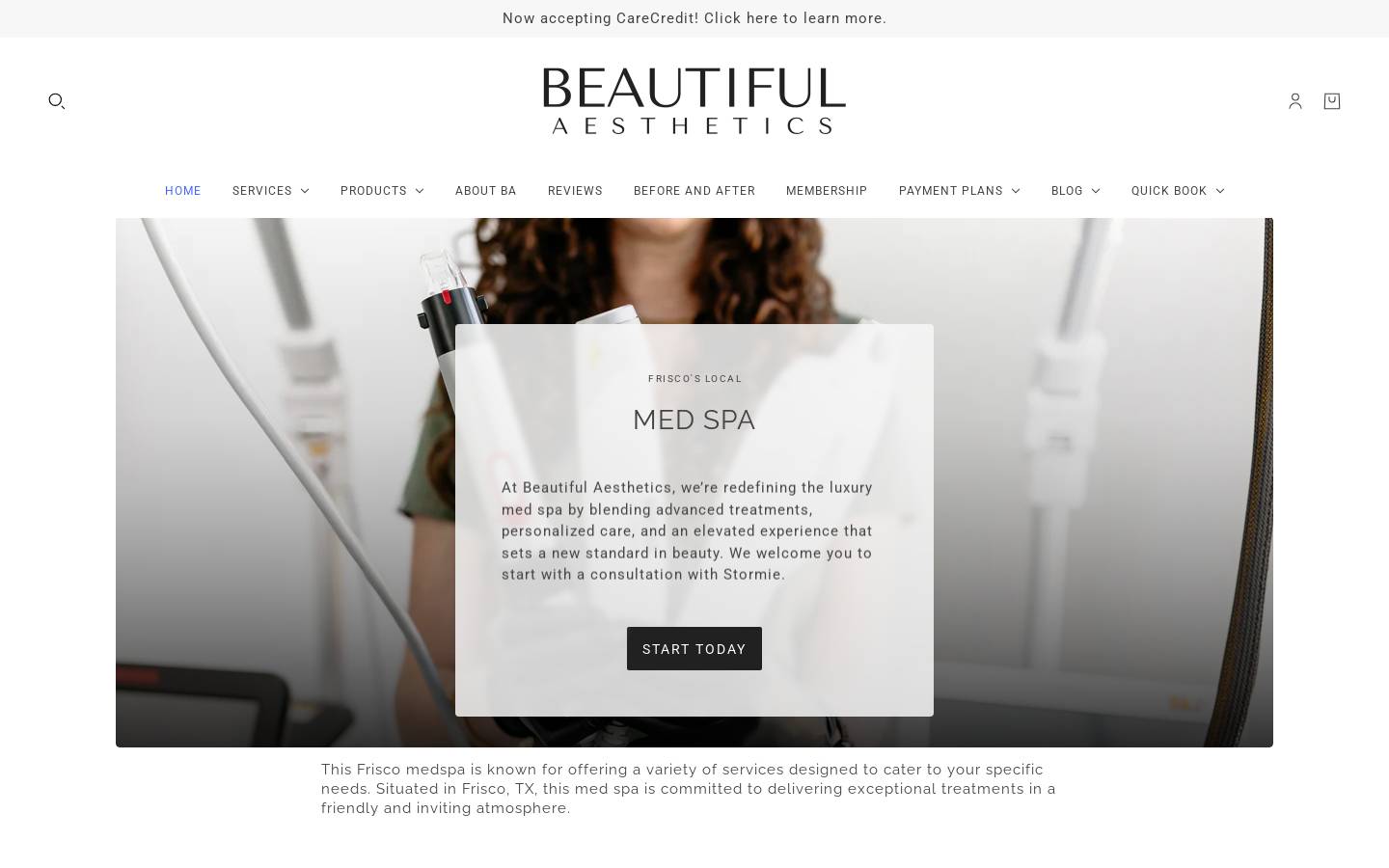 beautifulbystorm.com homepage screenshot
