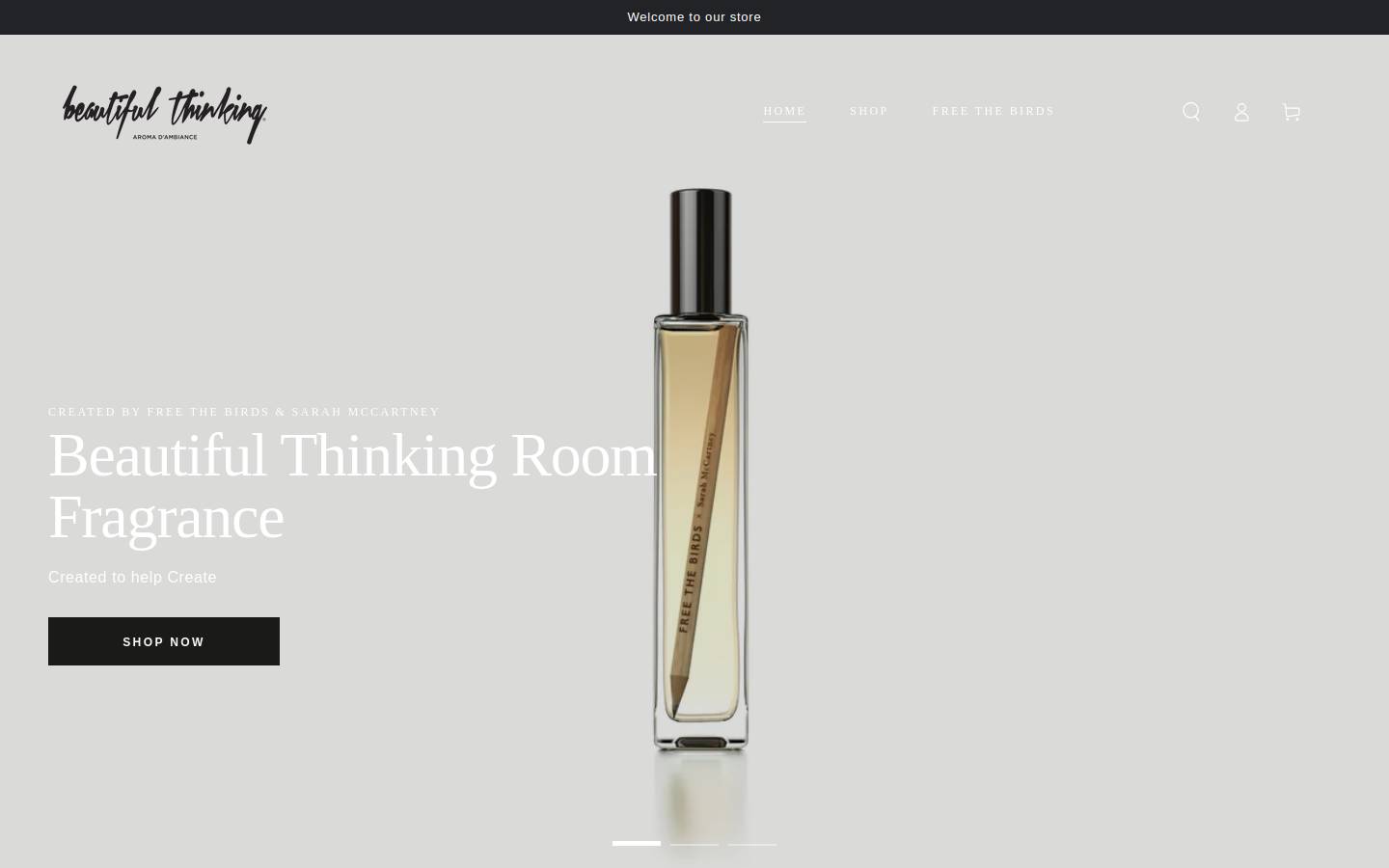 beautifulthinking.co.uk homepage screenshot