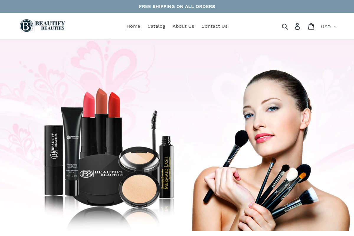 beautifybeauties.com homepage screenshot