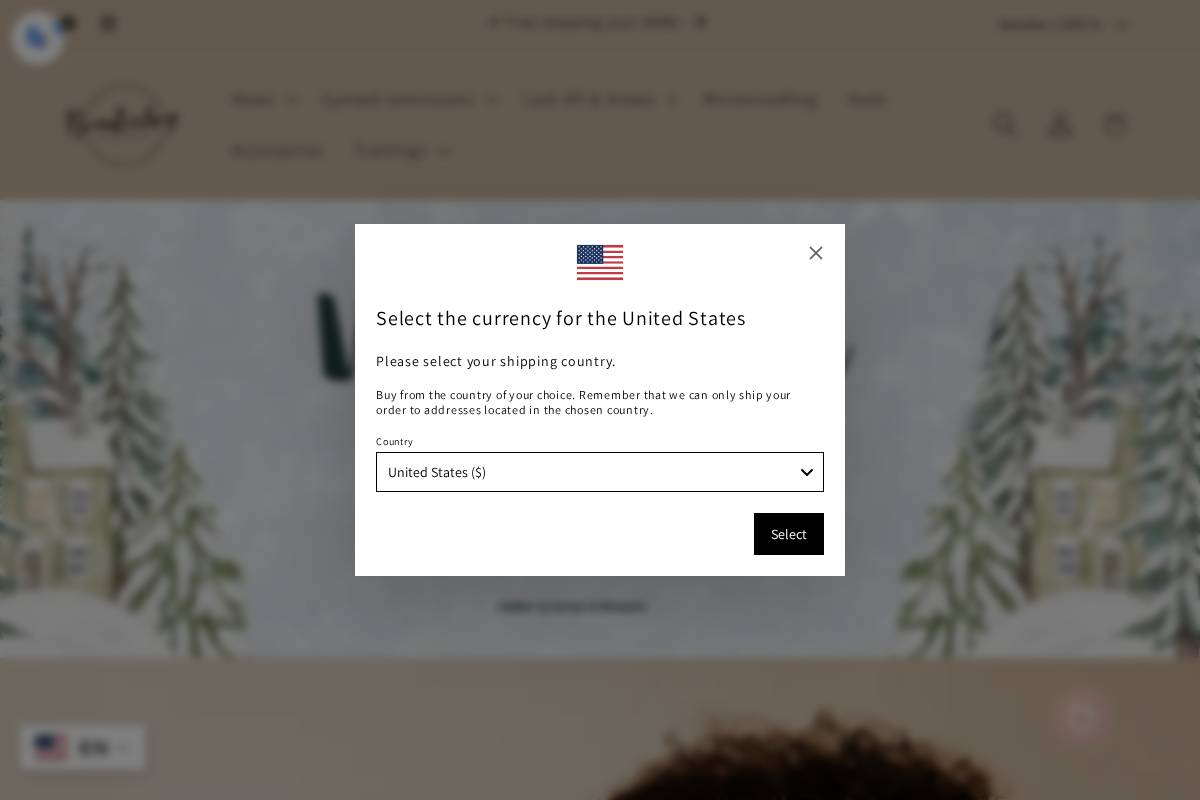 Beautishop homepage screenshot