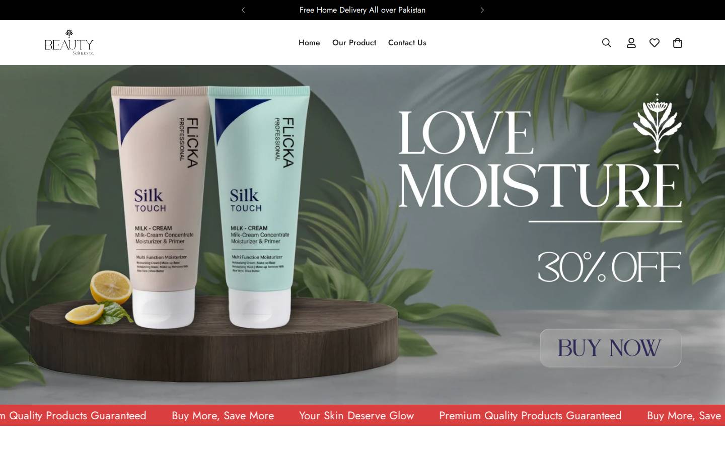 beautisolution.com homepage screenshot