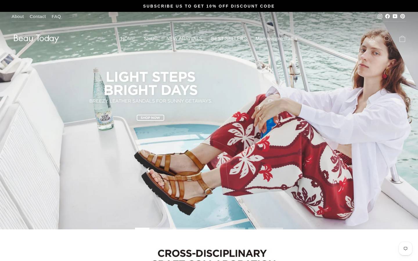 BeauToday homepage screenshot