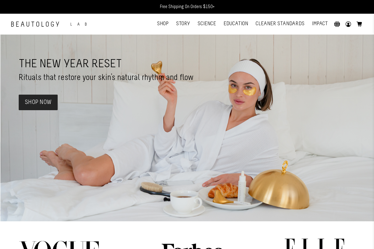 BEAUTOLOGY LAB homepage screenshot