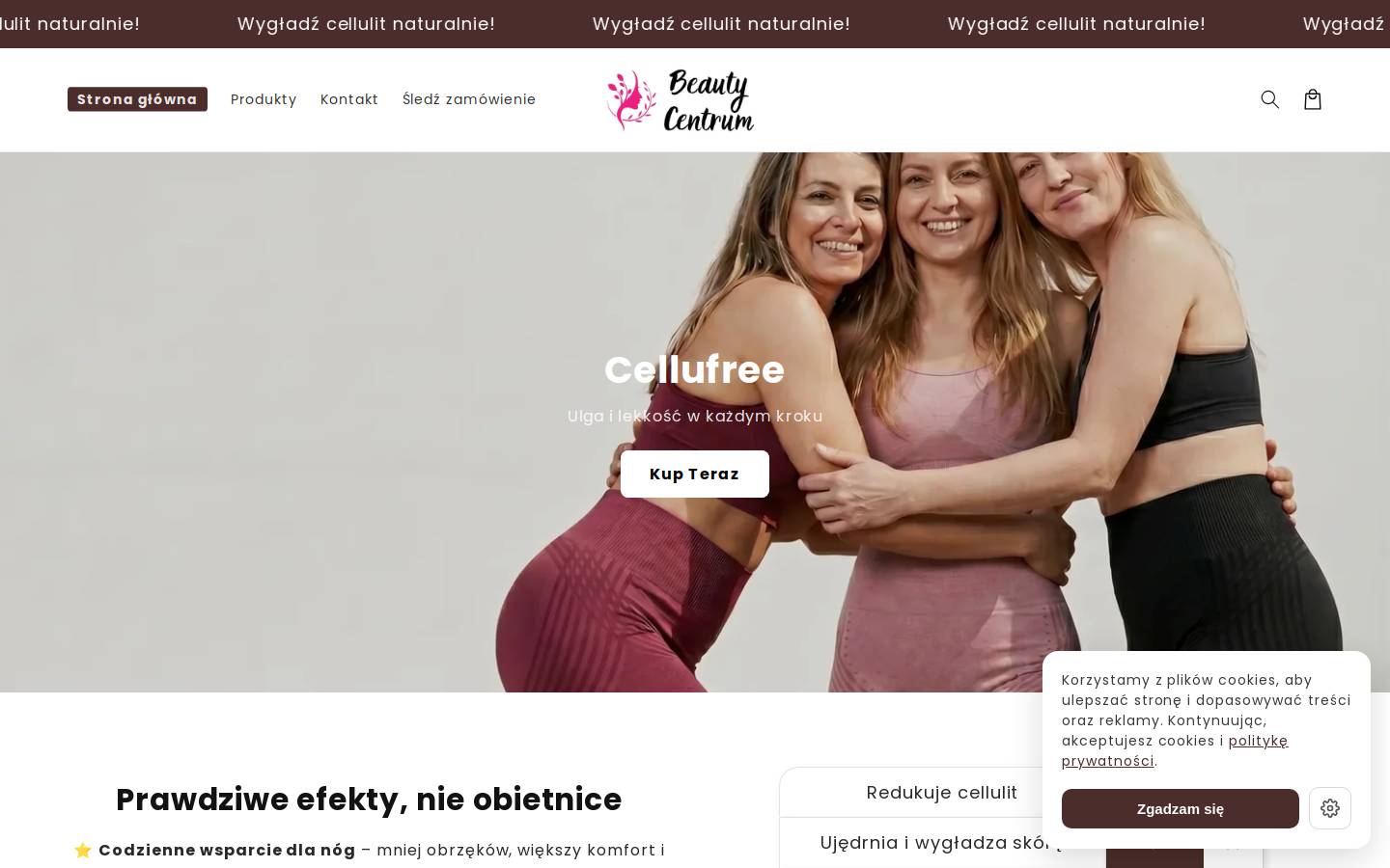 beauty-centrum.pl homepage screenshot