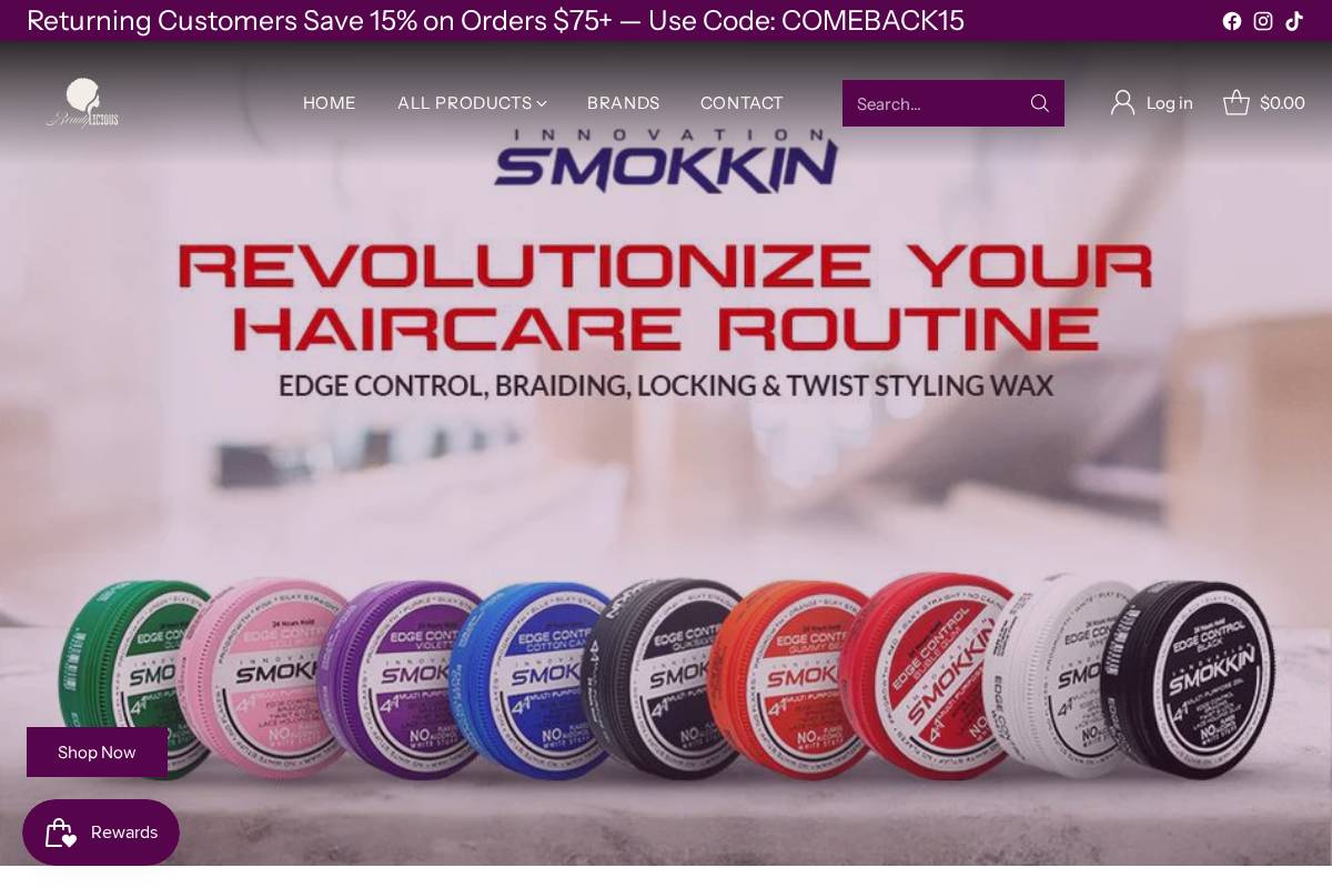 beauty-licious.ca homepage screenshot