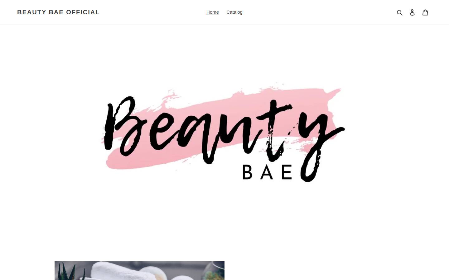 beautybaeofficial.com homepage screenshot
