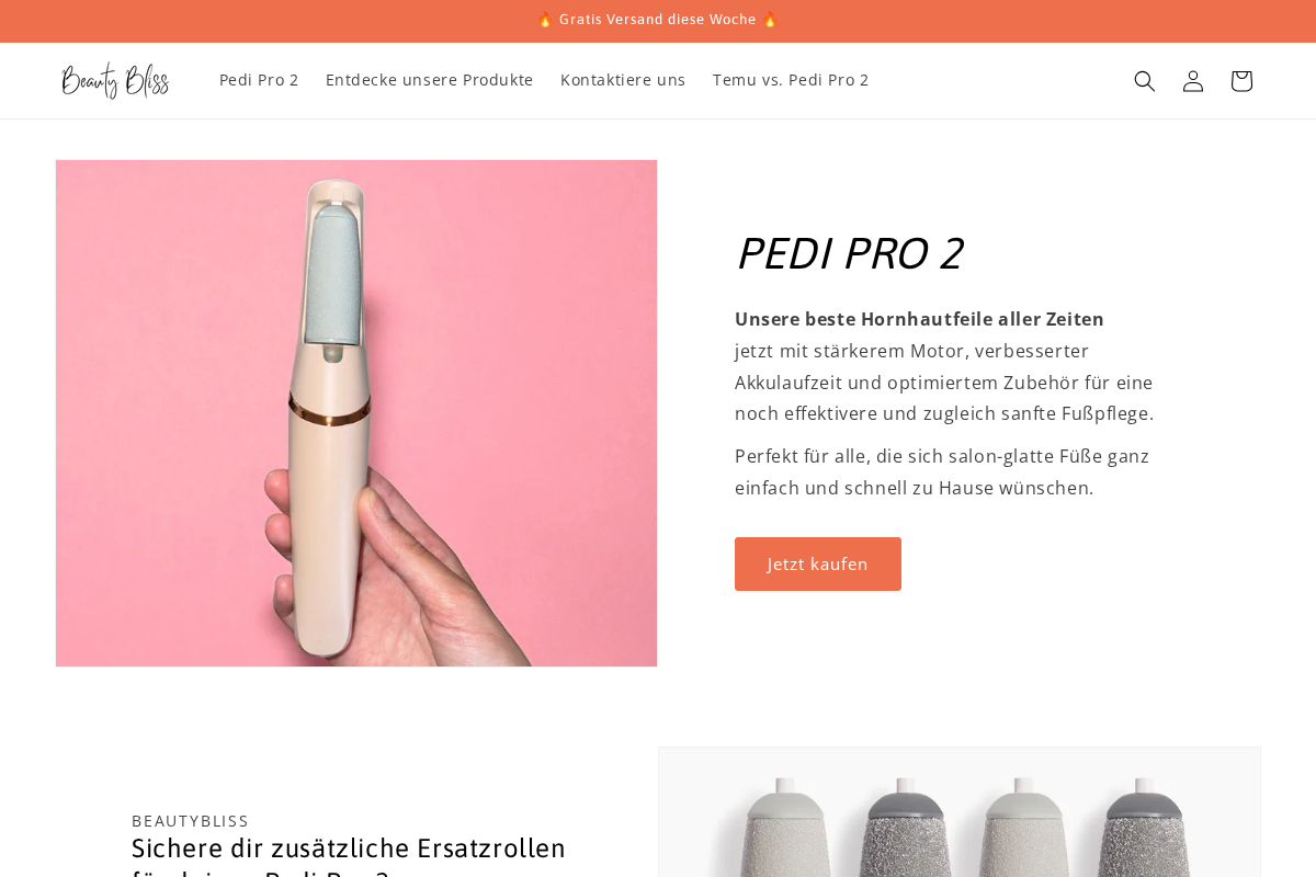 BB DE homepage screenshot