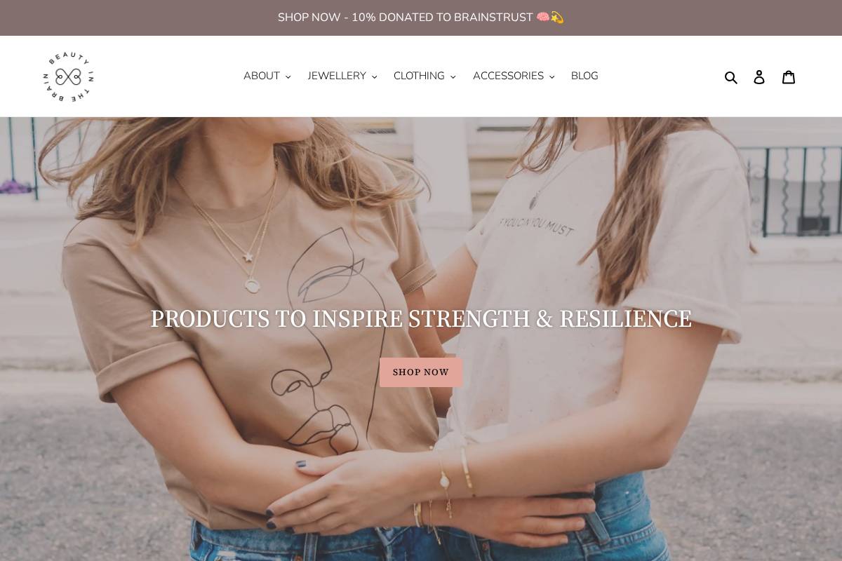 Beauty in the Brain (BITB) homepage screenshot