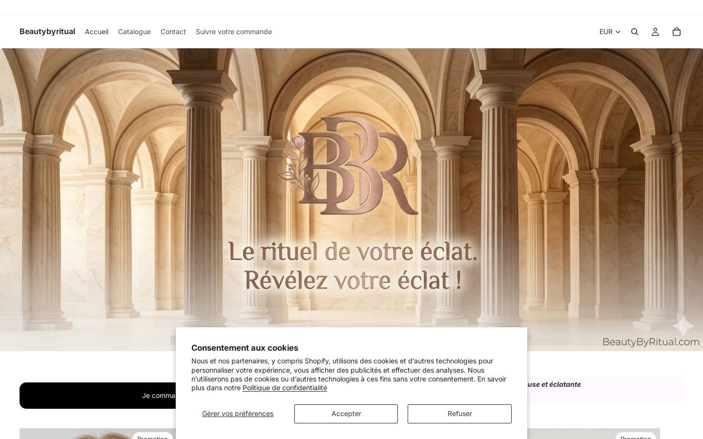 beautybyritual.com homepage screenshot