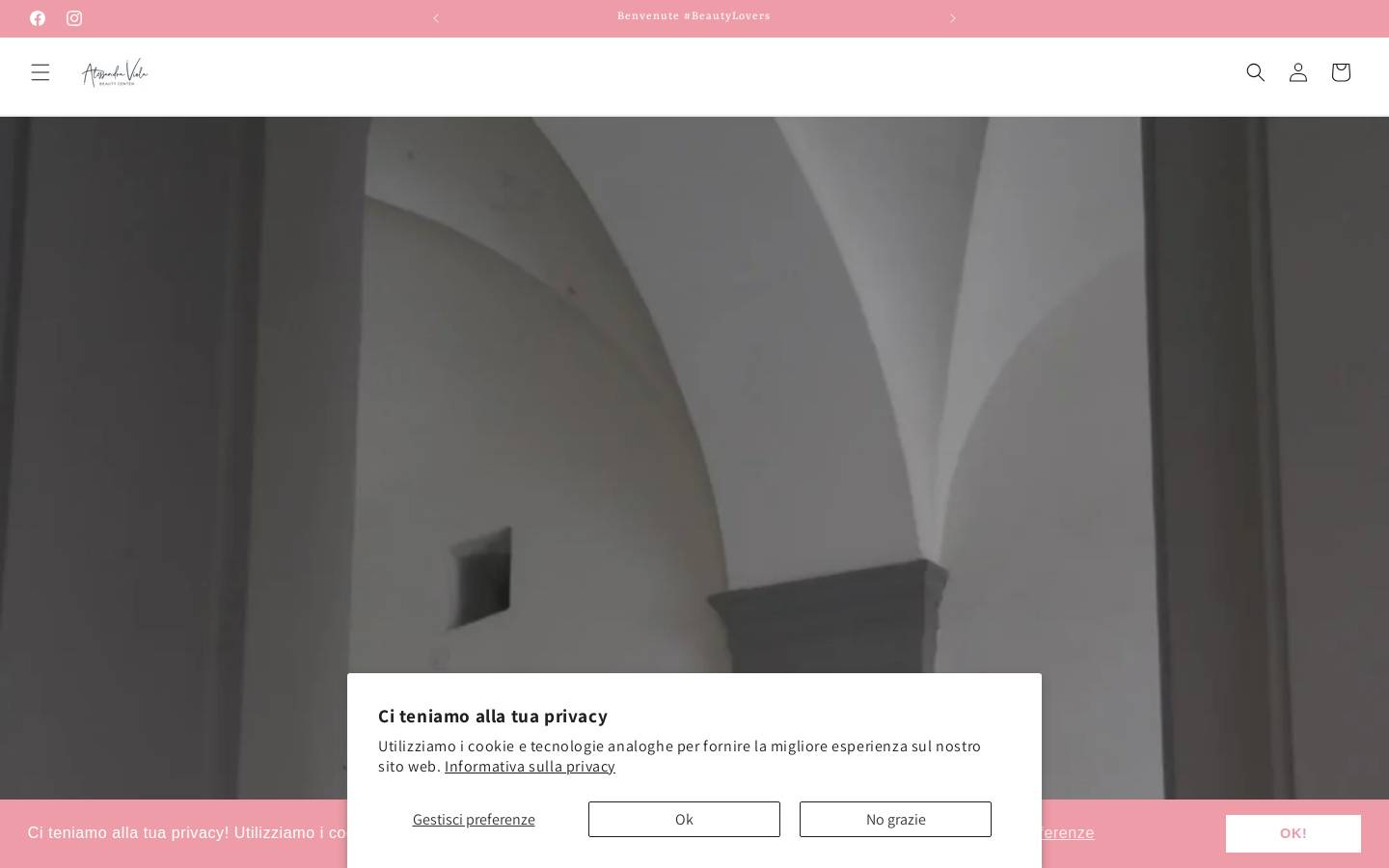 beautycenteralessandraviola.com homepage screenshot