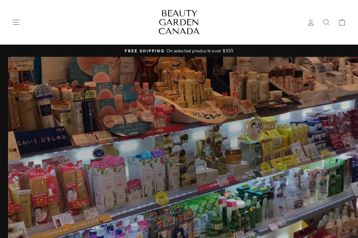 beautygardencanada.com homepage screenshot