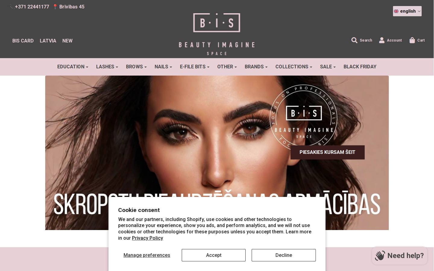 beautyimaginespace.com homepage screenshot