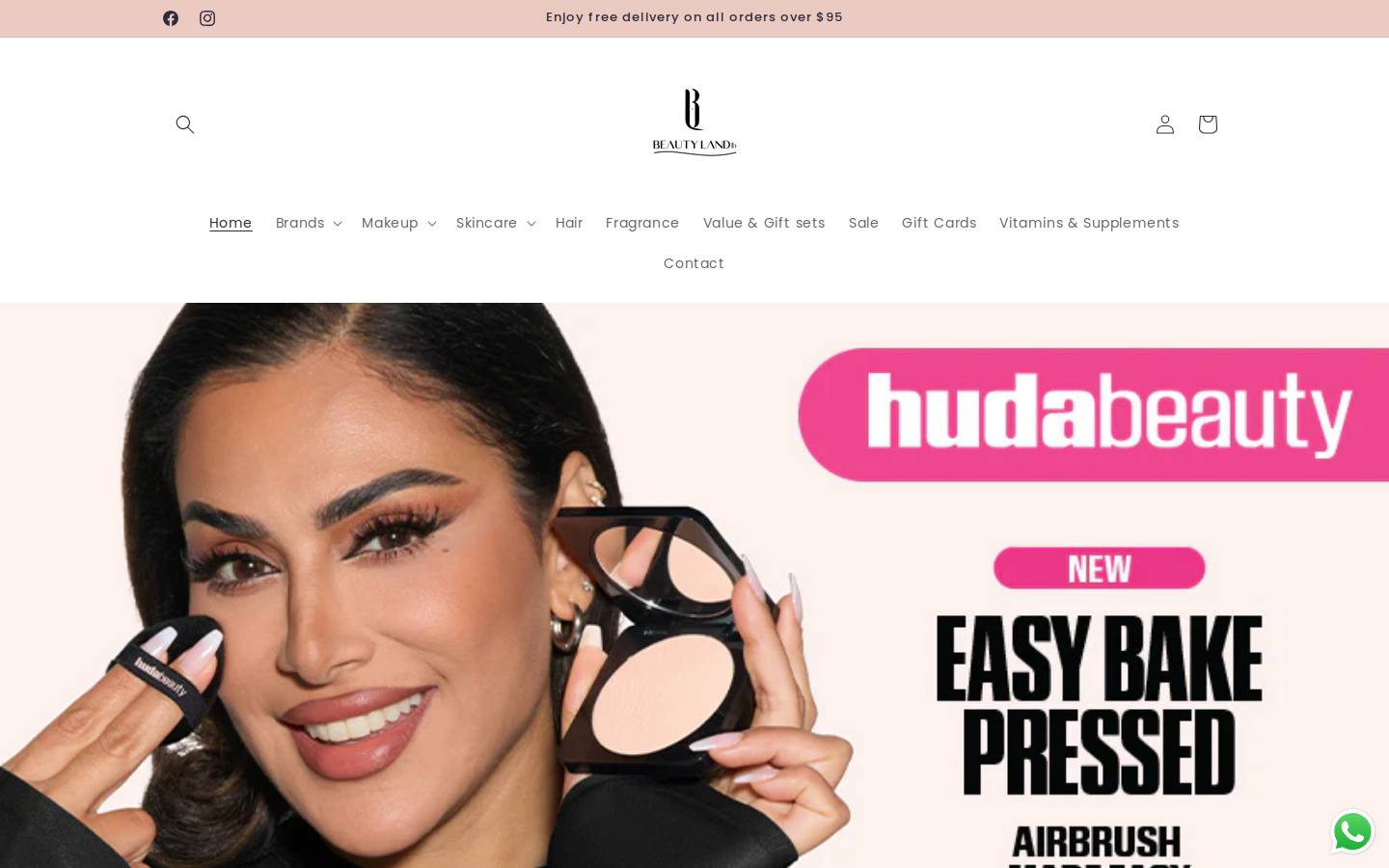 beautylandlb.com homepage screenshot