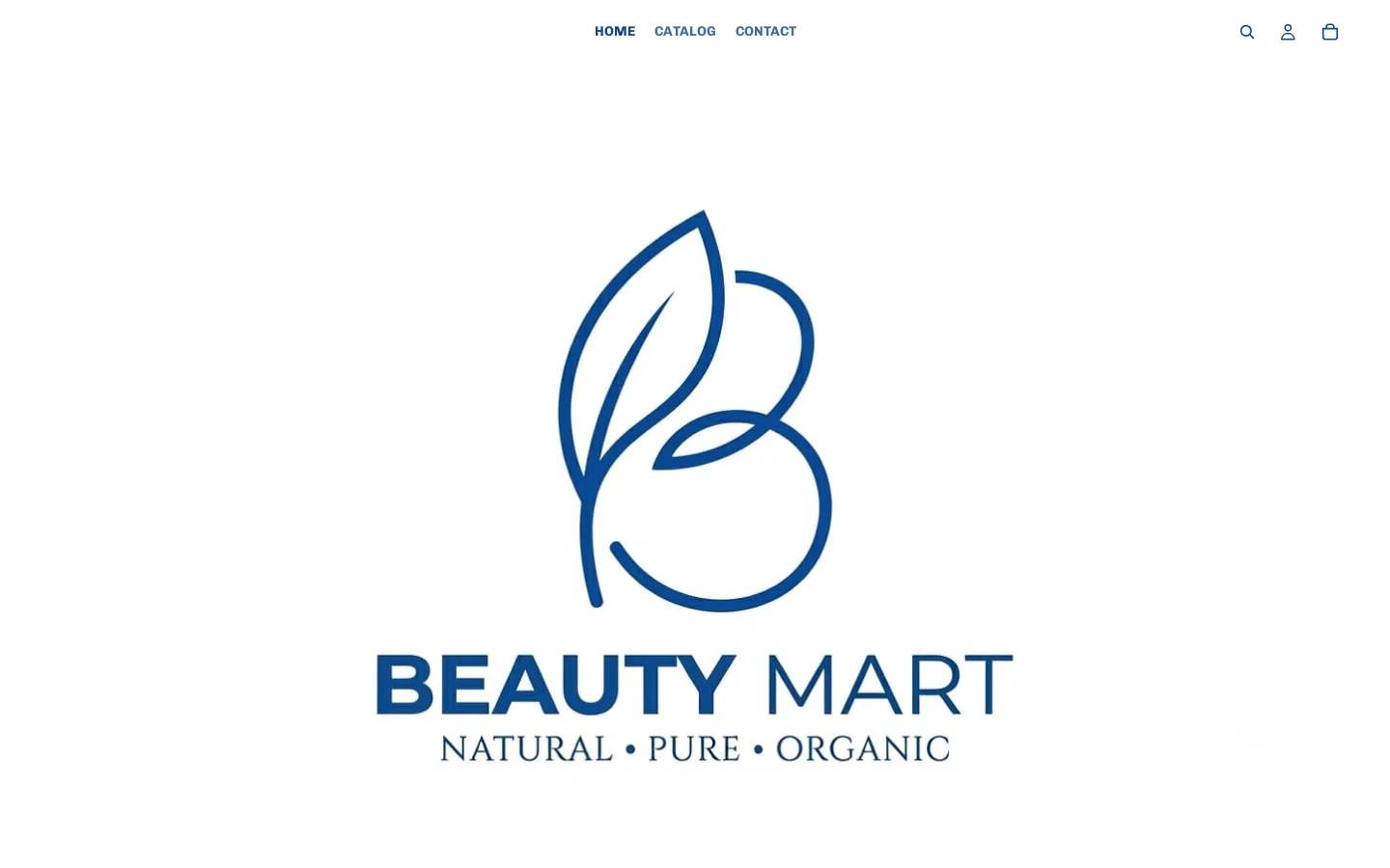 beautymart.space homepage screenshot