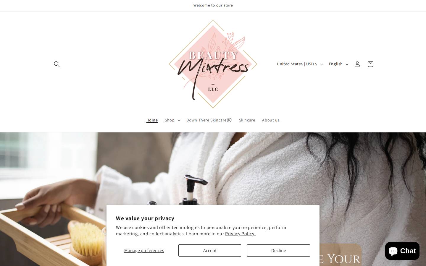 beautymixtress.com homepage screenshot