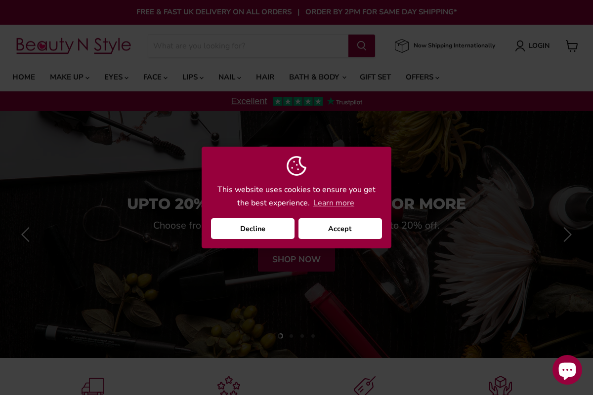 Beautynstyle homepage screenshot