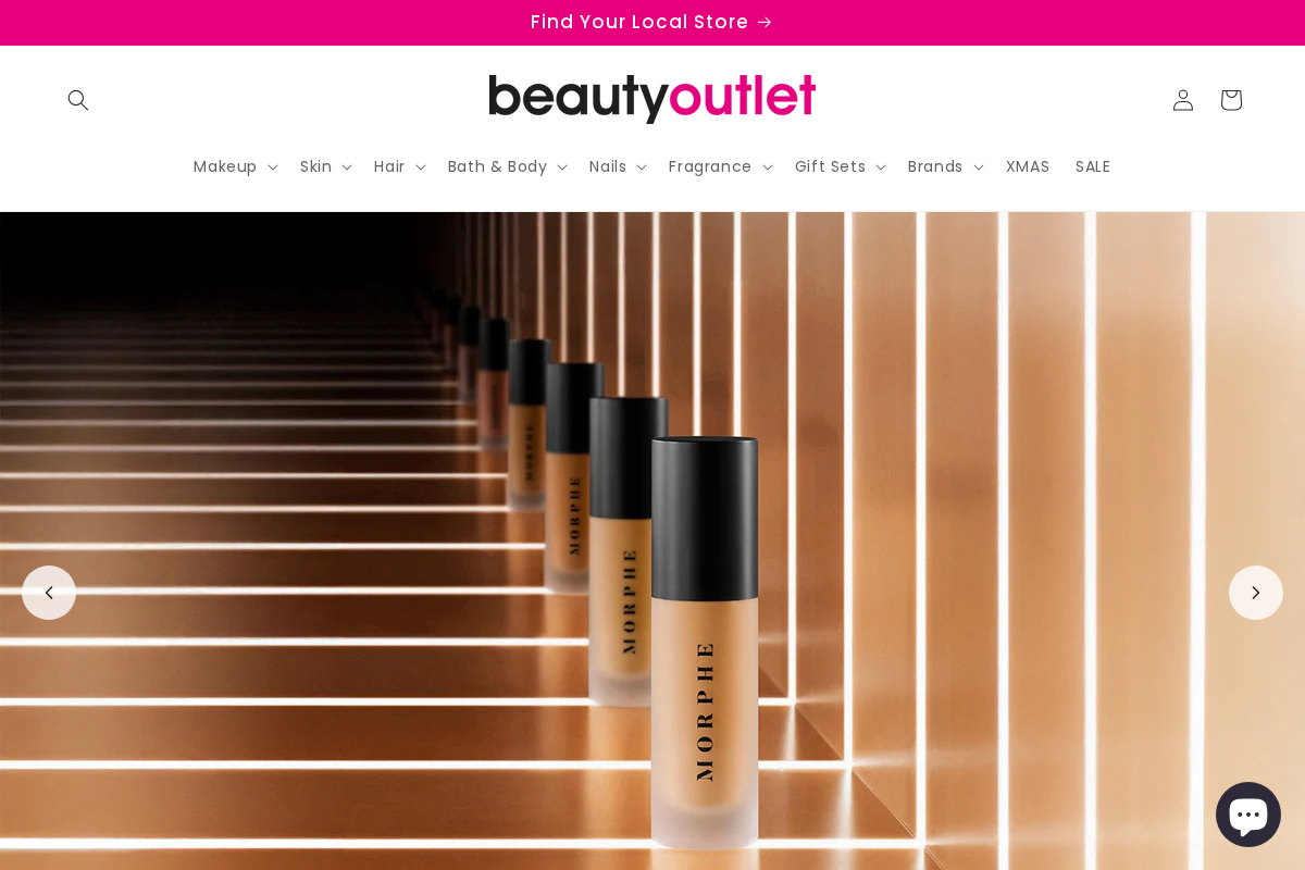 Beautyoutlet homepage screenshot