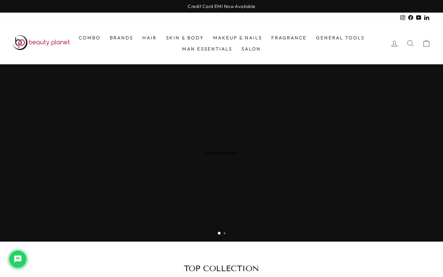 beautyplanetindia.com homepage screenshot