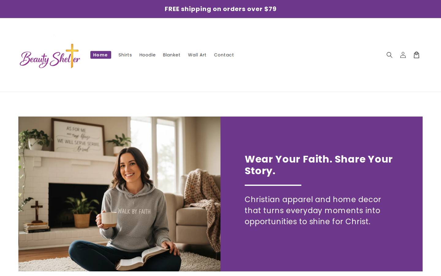 beautyshelter.com homepage screenshot