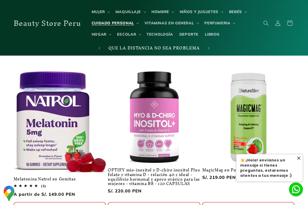 Beauty Store Peru homepage screenshot