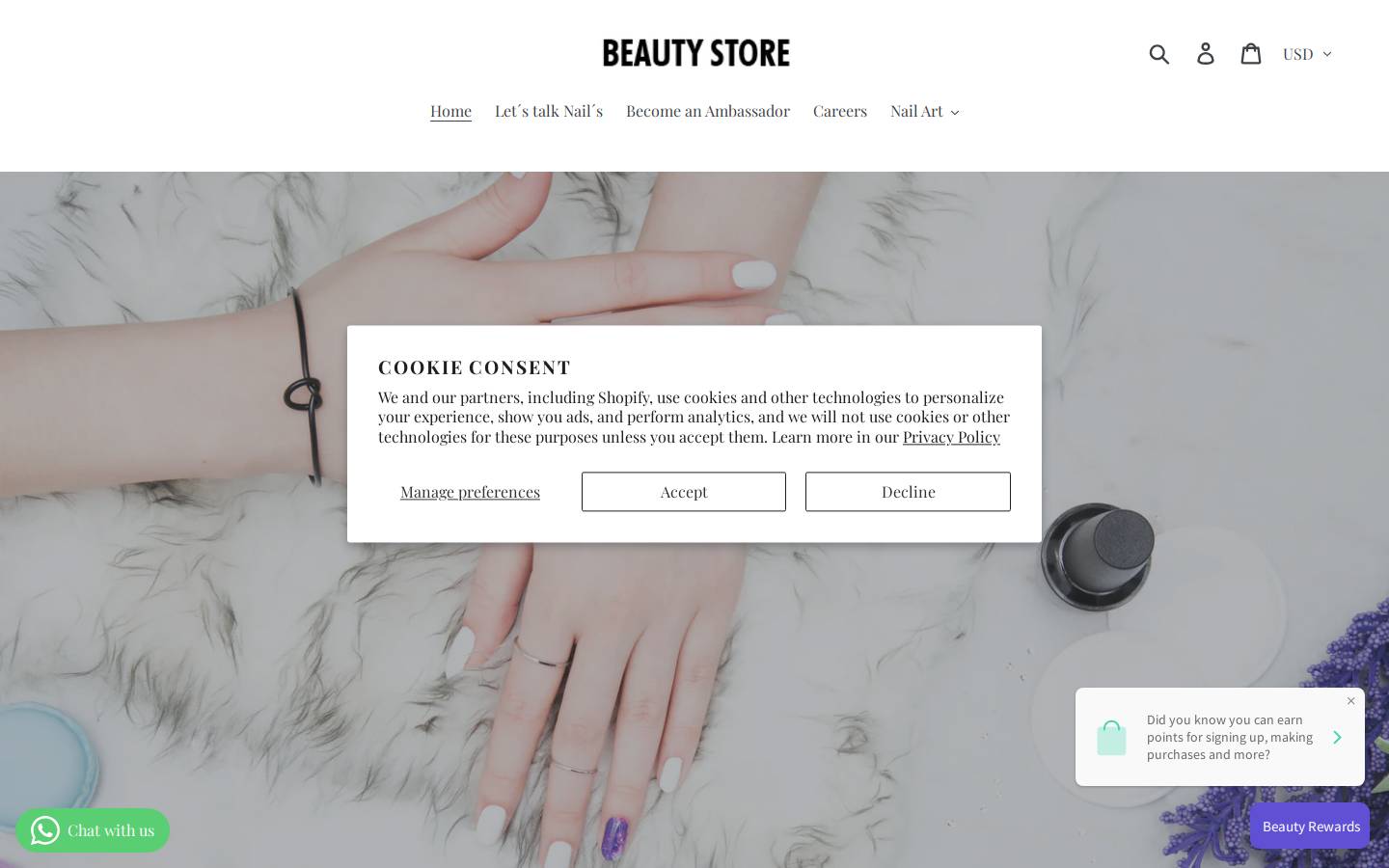 beautystoreus.com homepage screenshot