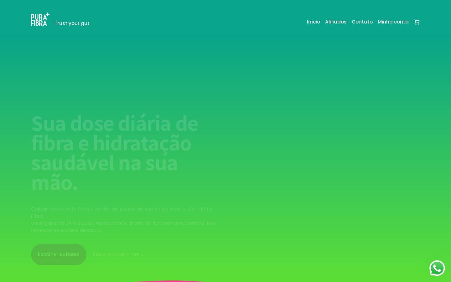 bebafibra.com.br homepage screenshot