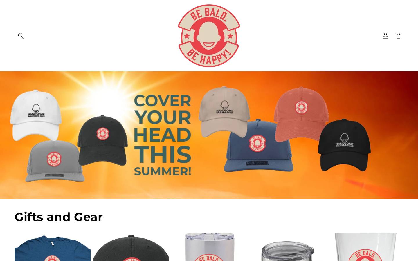 bebaldbehappy.com homepage screenshot
