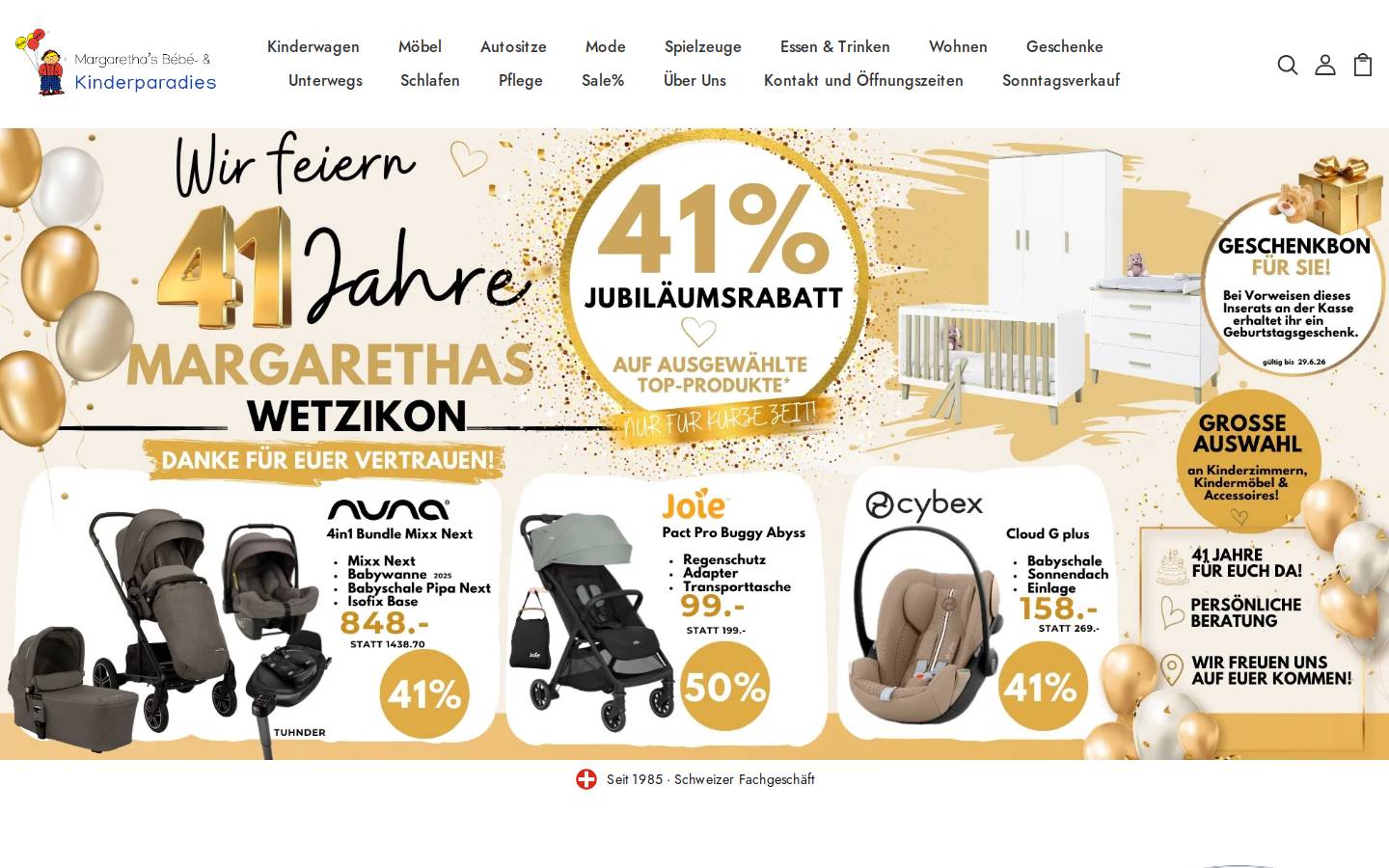 Bebe Kinderparadies homepage screenshot