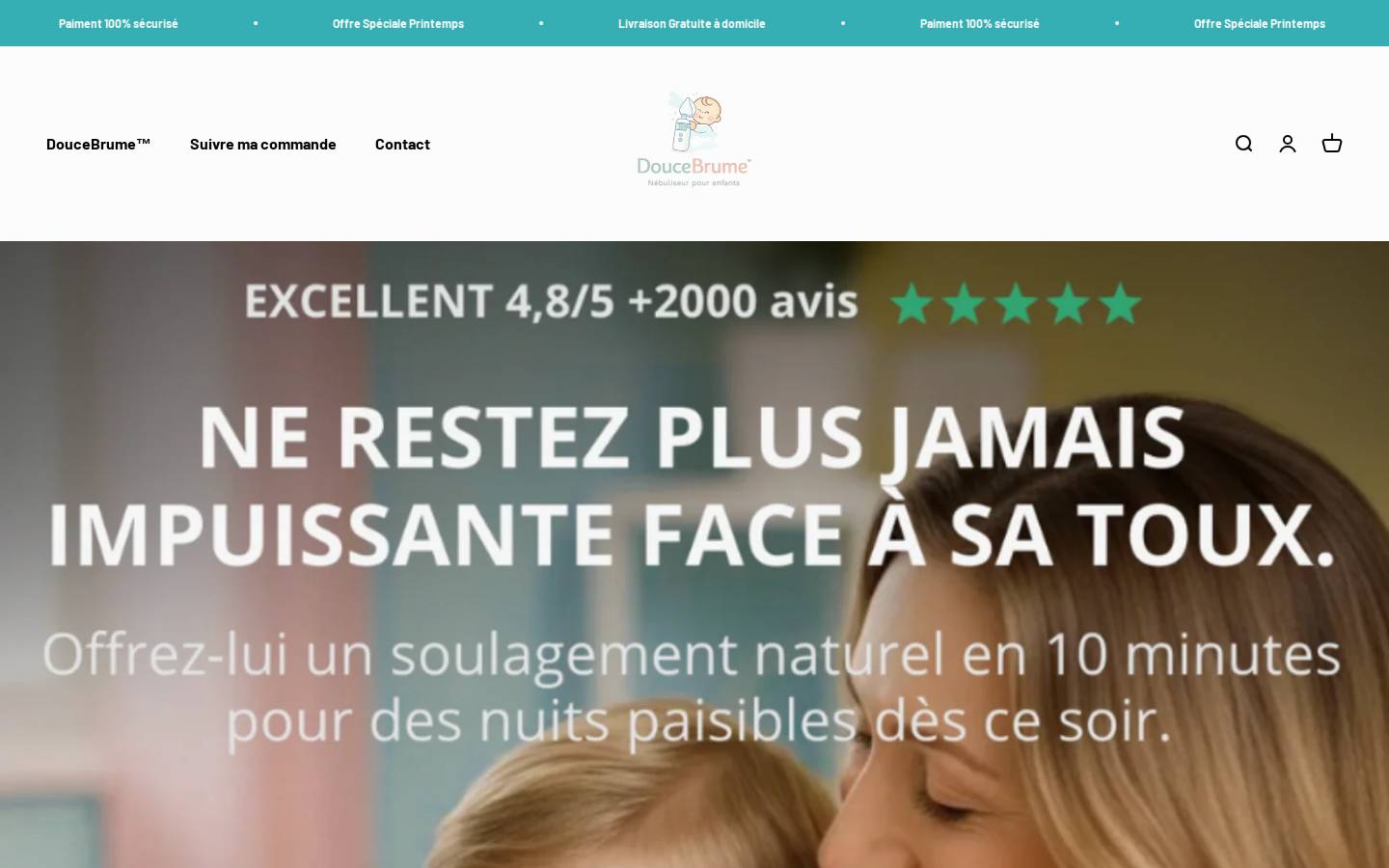 Bebe Univers homepage screenshot