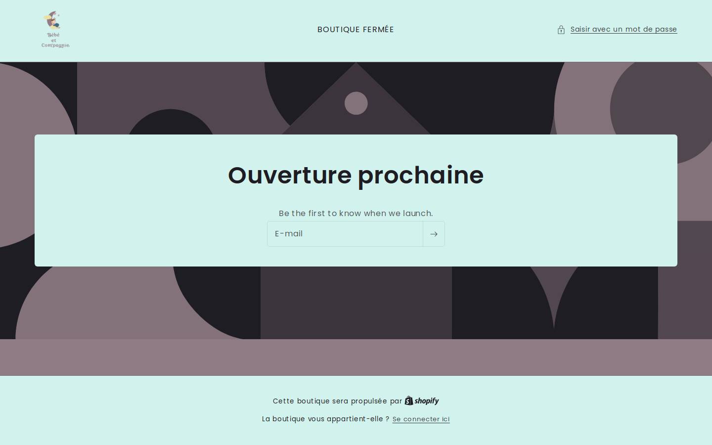 Bébé Et Compagnie homepage screenshot