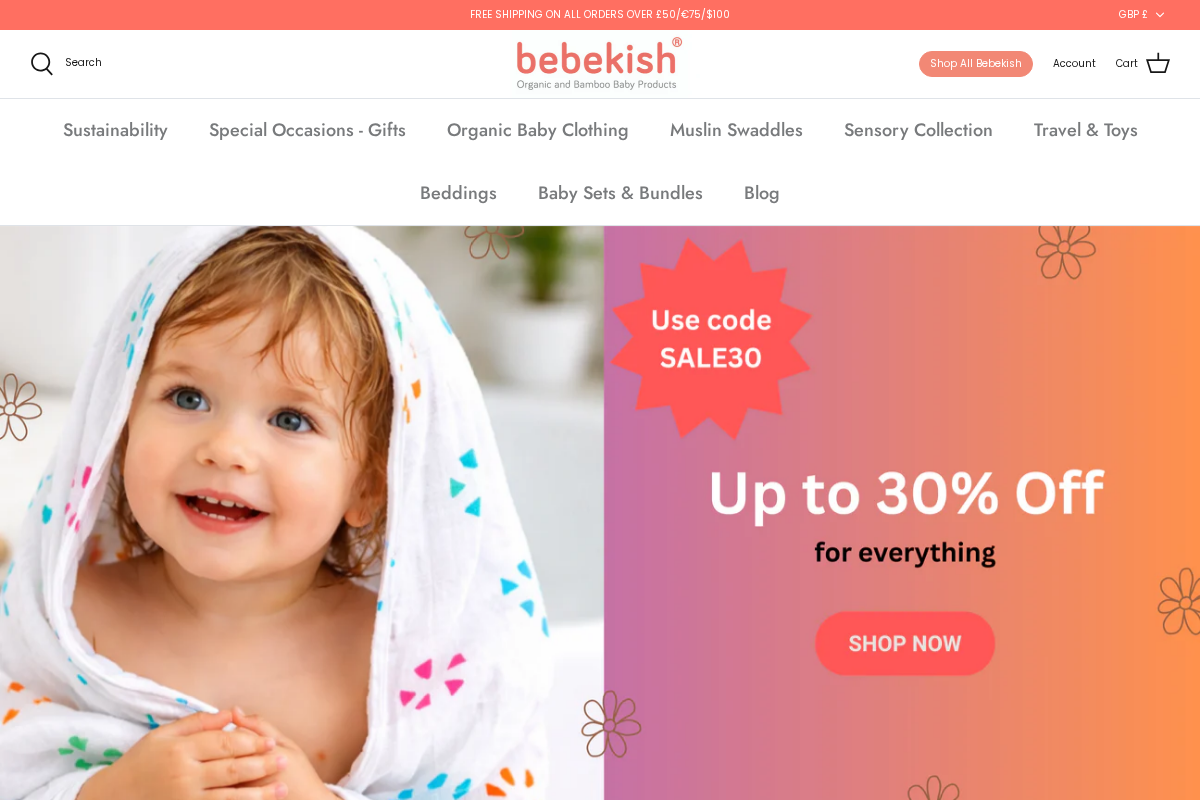 Bebekish homepage screenshot