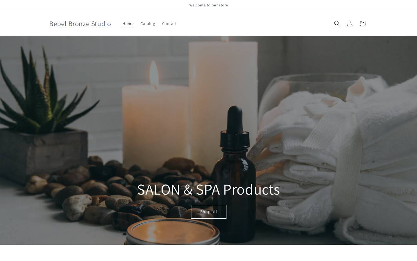 bebelbronzestudio.com homepage screenshot
