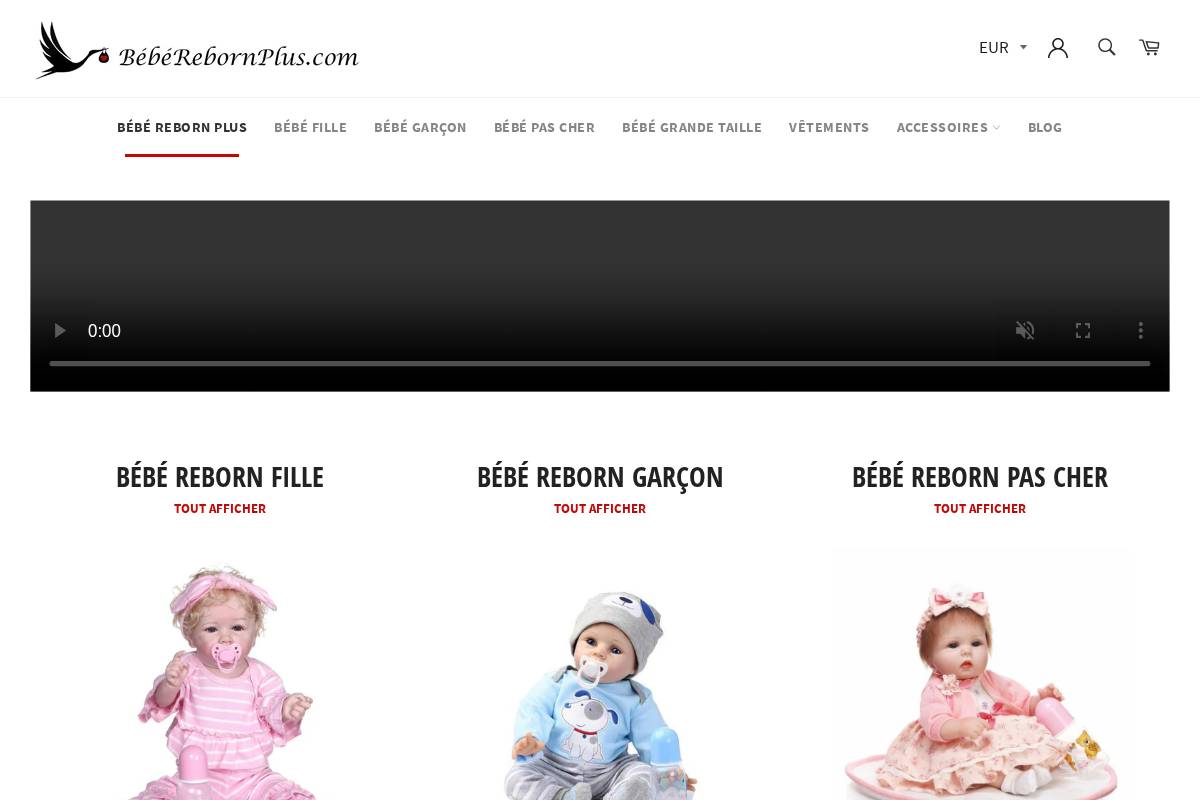 beberebornplus.com homepage screenshot