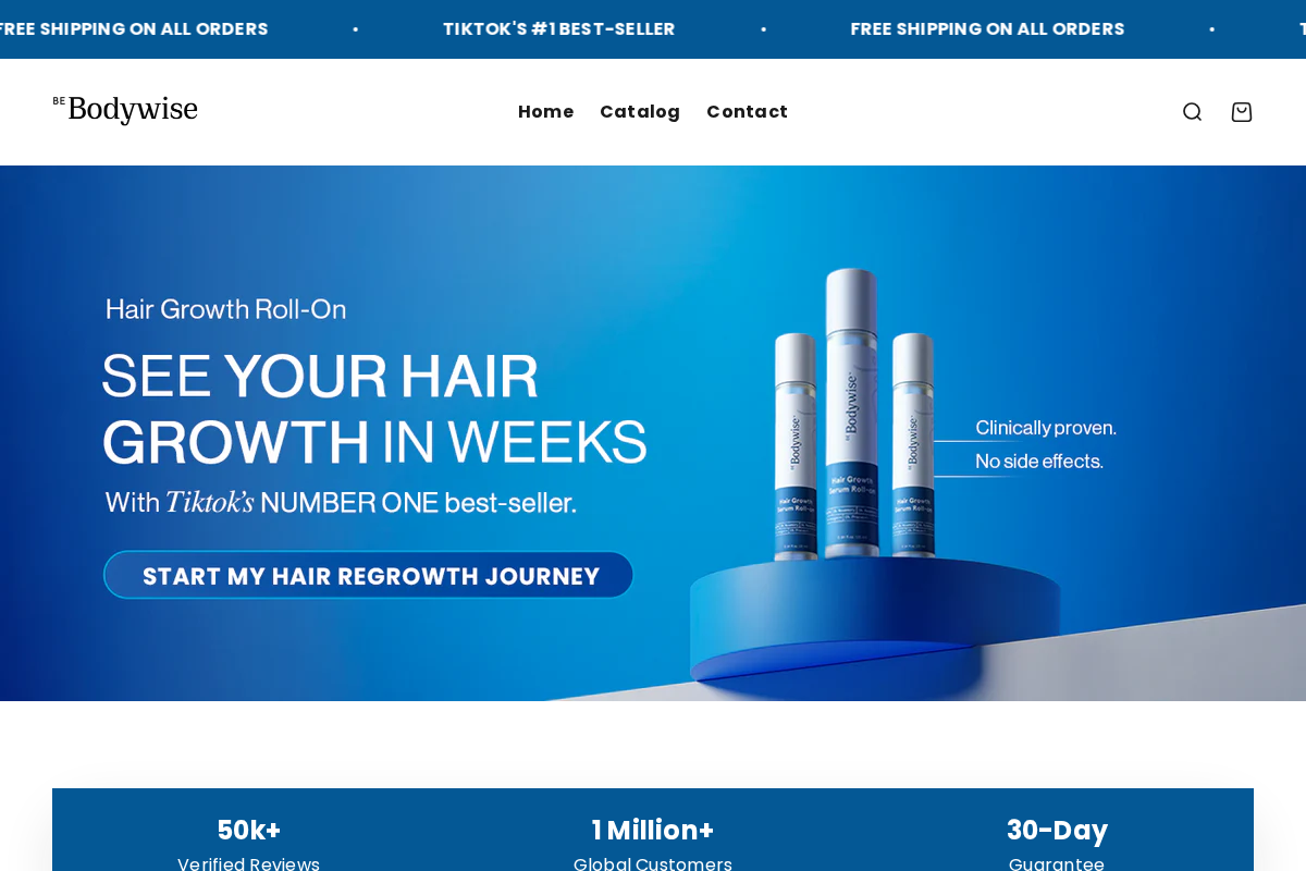 Bodywise homepage screenshot