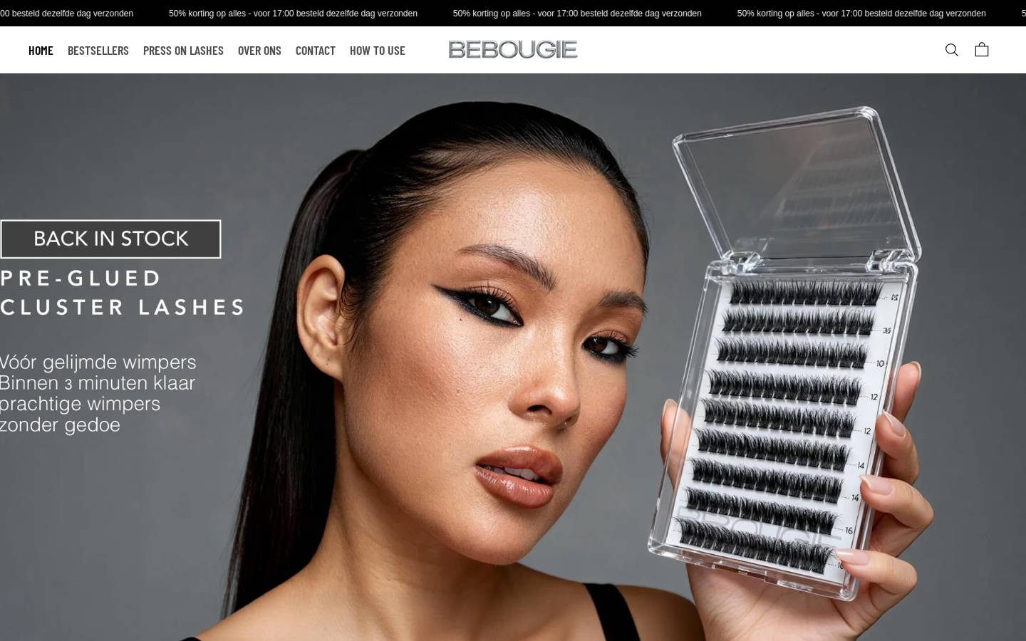 bebougieshop.com homepage screenshot