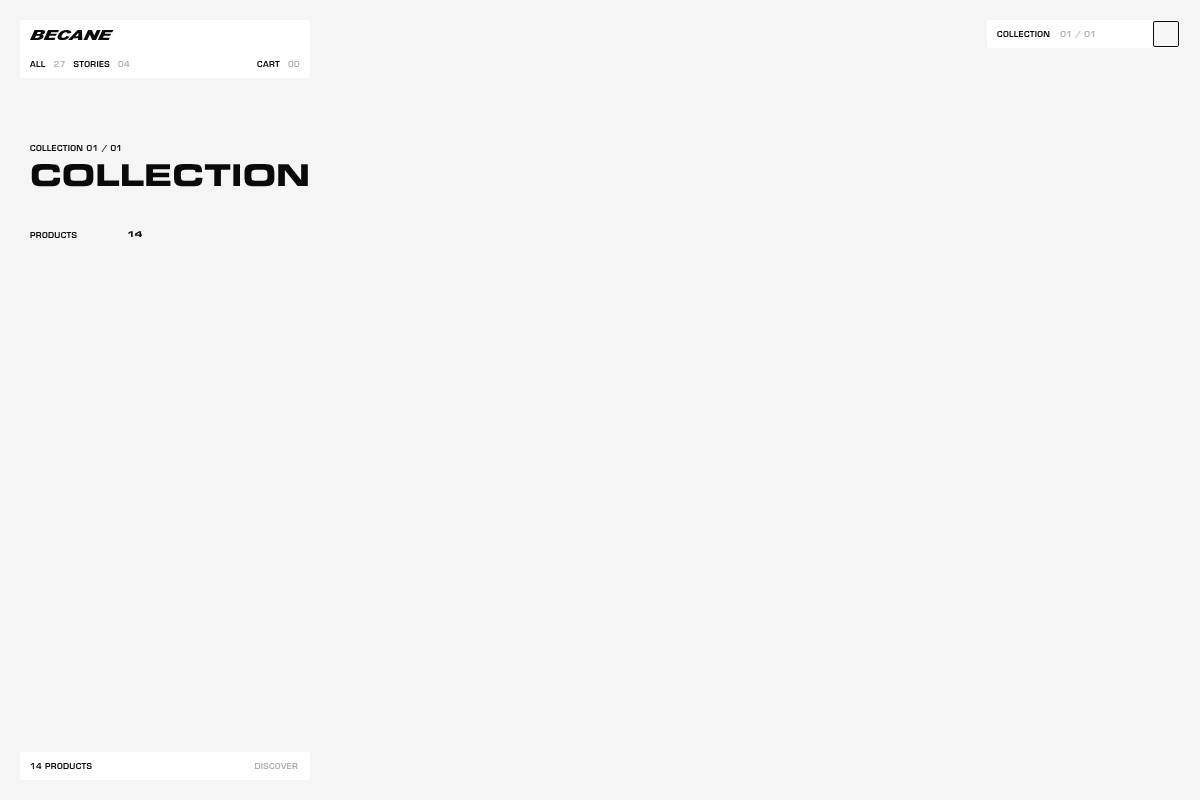 becaneparis.com homepage screenshot