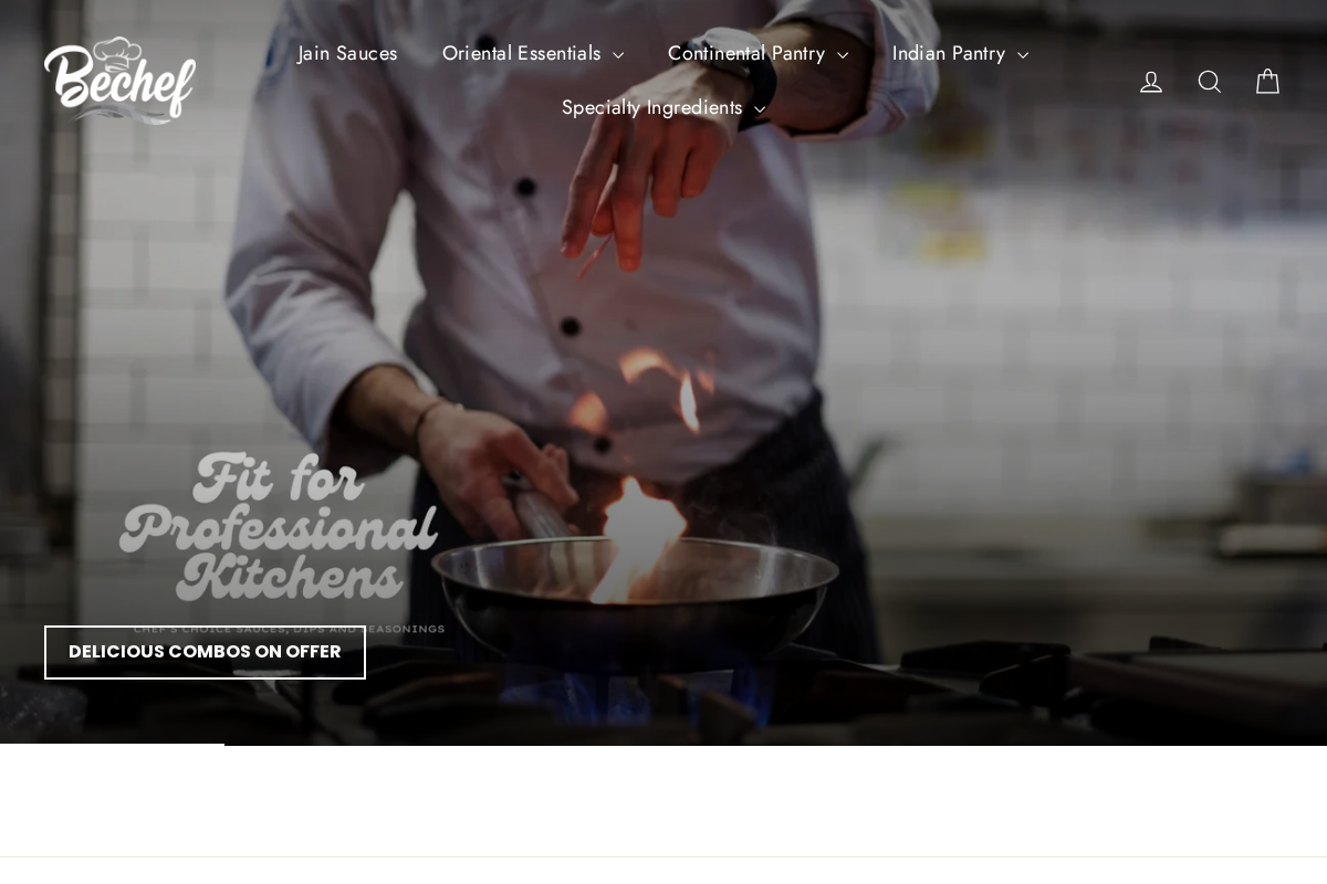 Bechef - Gourmet Pantry Essentials homepage screenshot