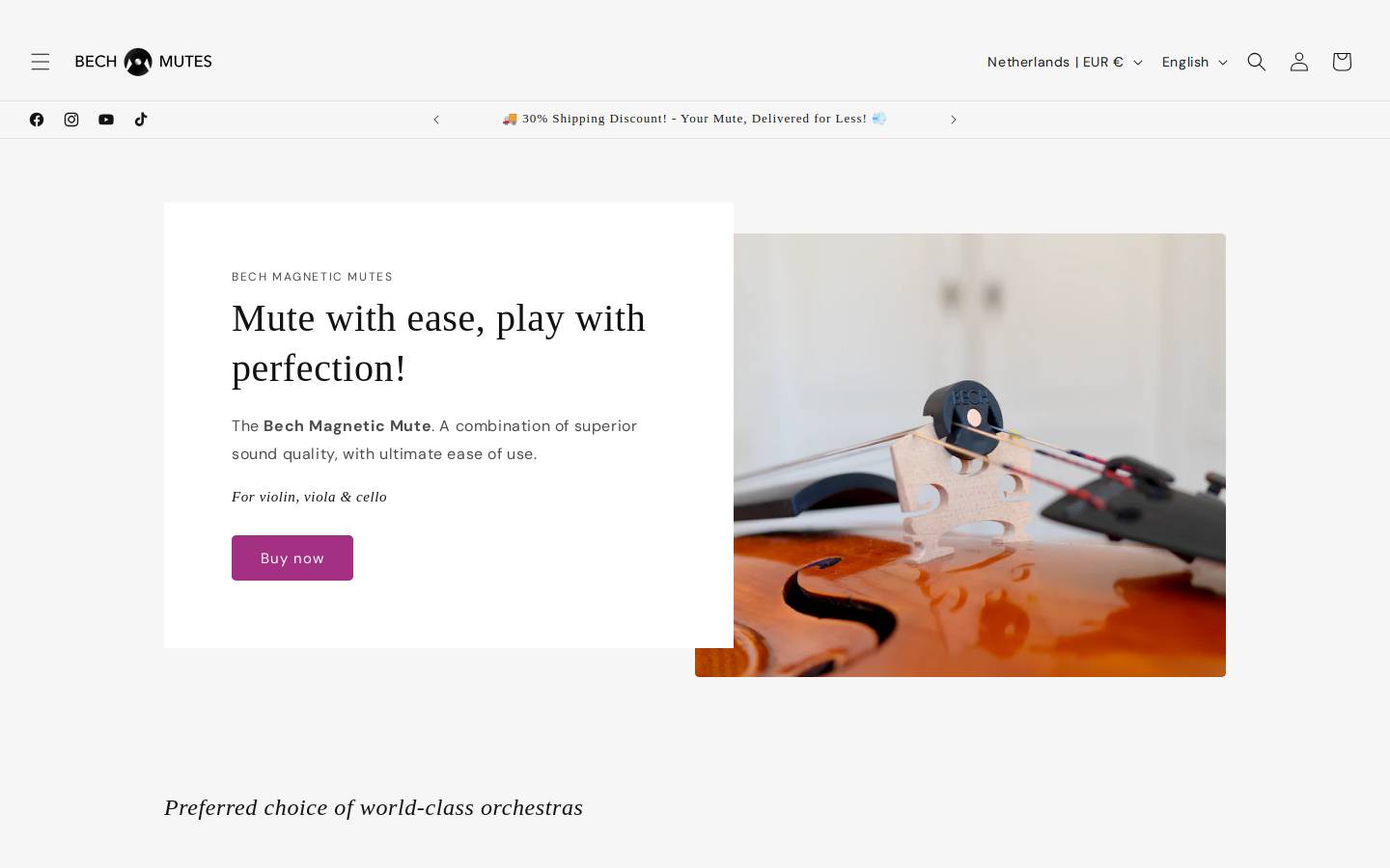 bechmutes.com homepage screenshot