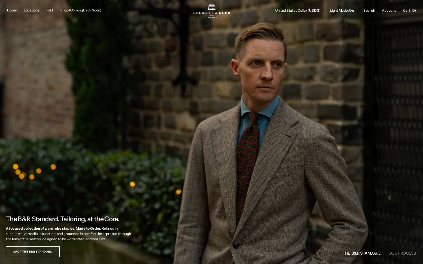 beckettrobb.com homepage screenshot