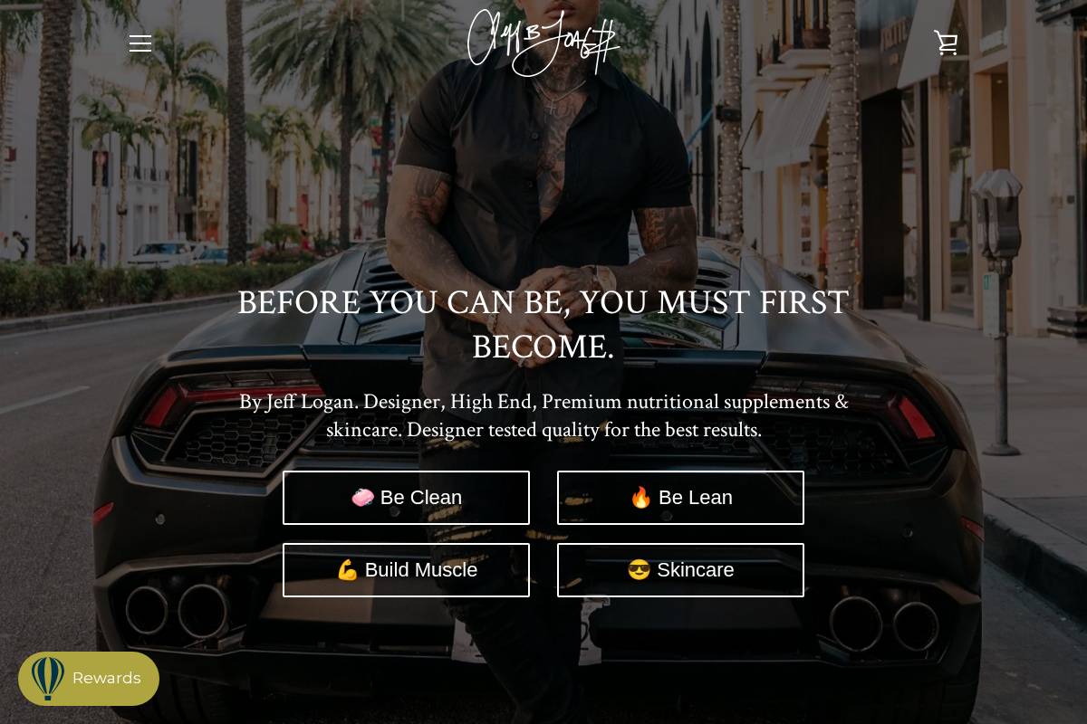 Become nutrition homepage screenshot