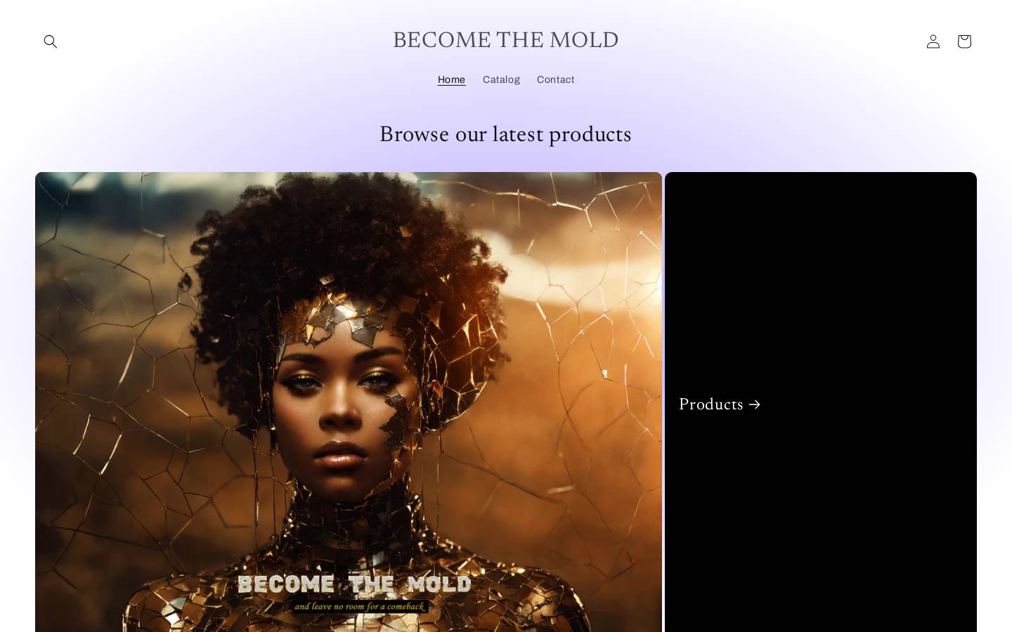 becomethemold.com homepage screenshot