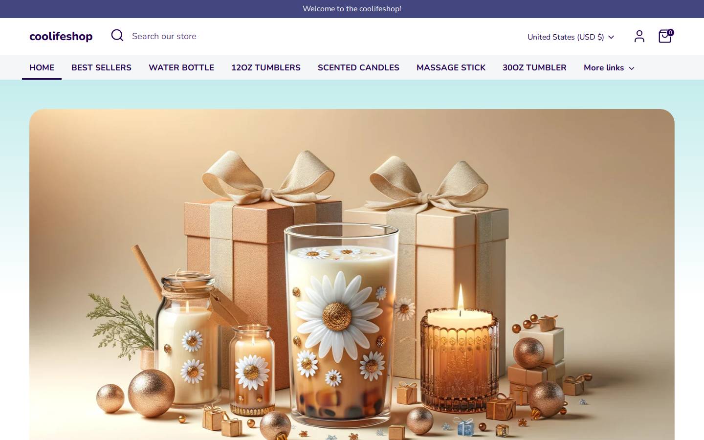 becoolife.com homepage screenshot