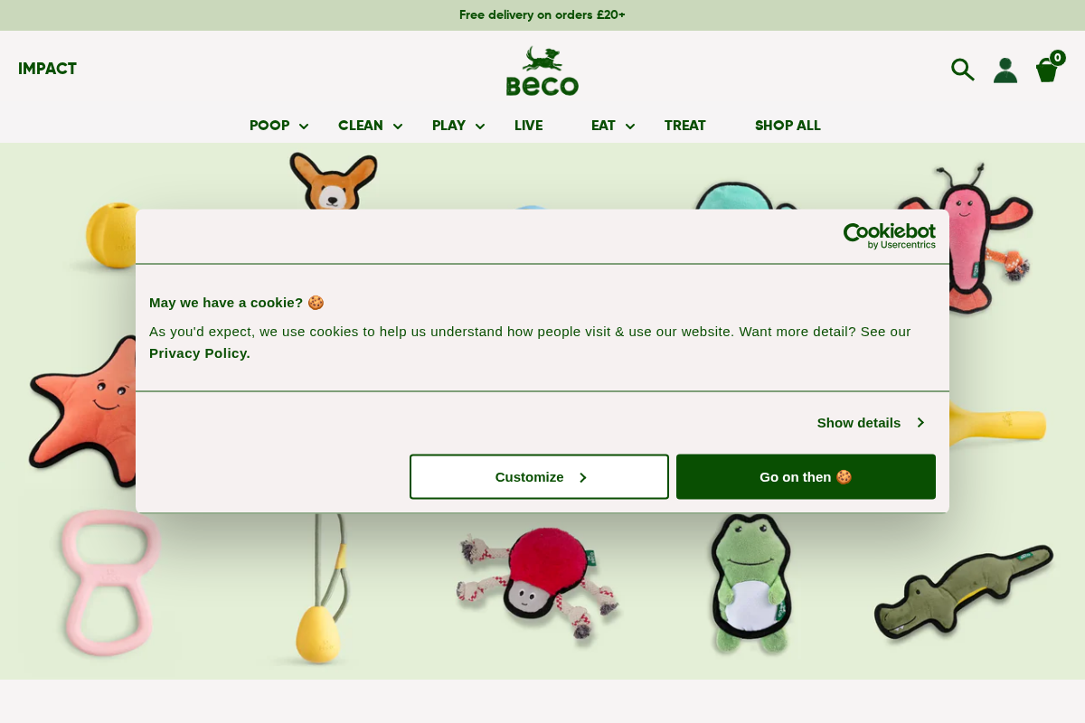 Beco homepage screenshot