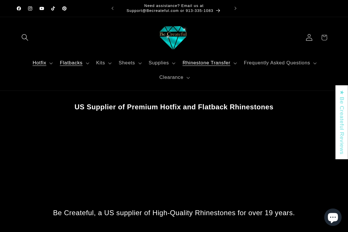 becreateful.com homepage screenshot